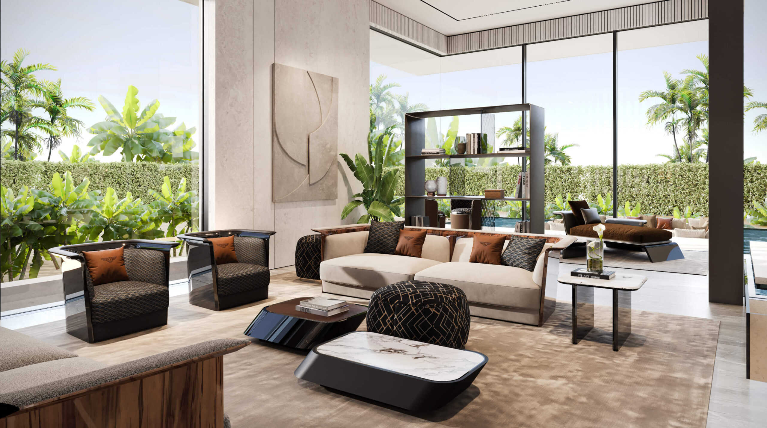 Mansion in Formal Design | Living room